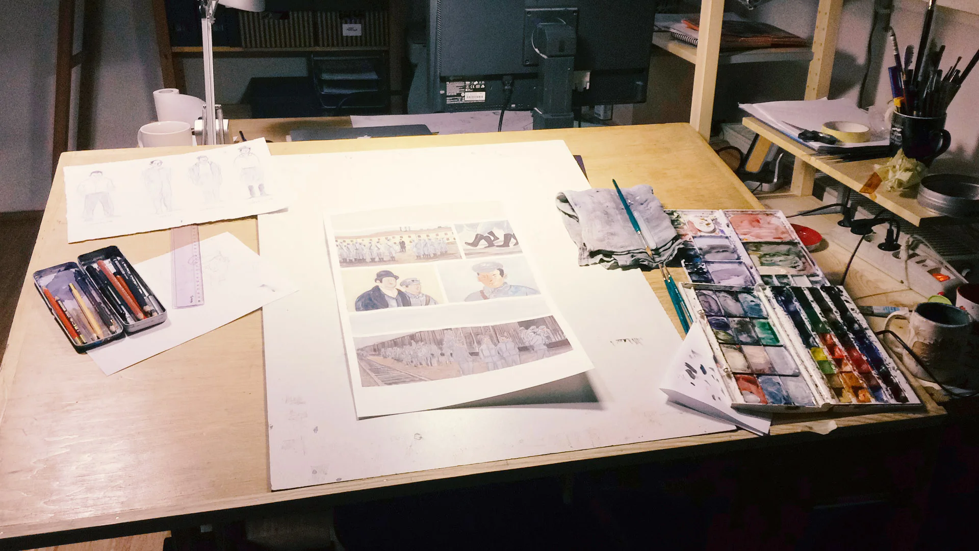 Berenika’s studio.