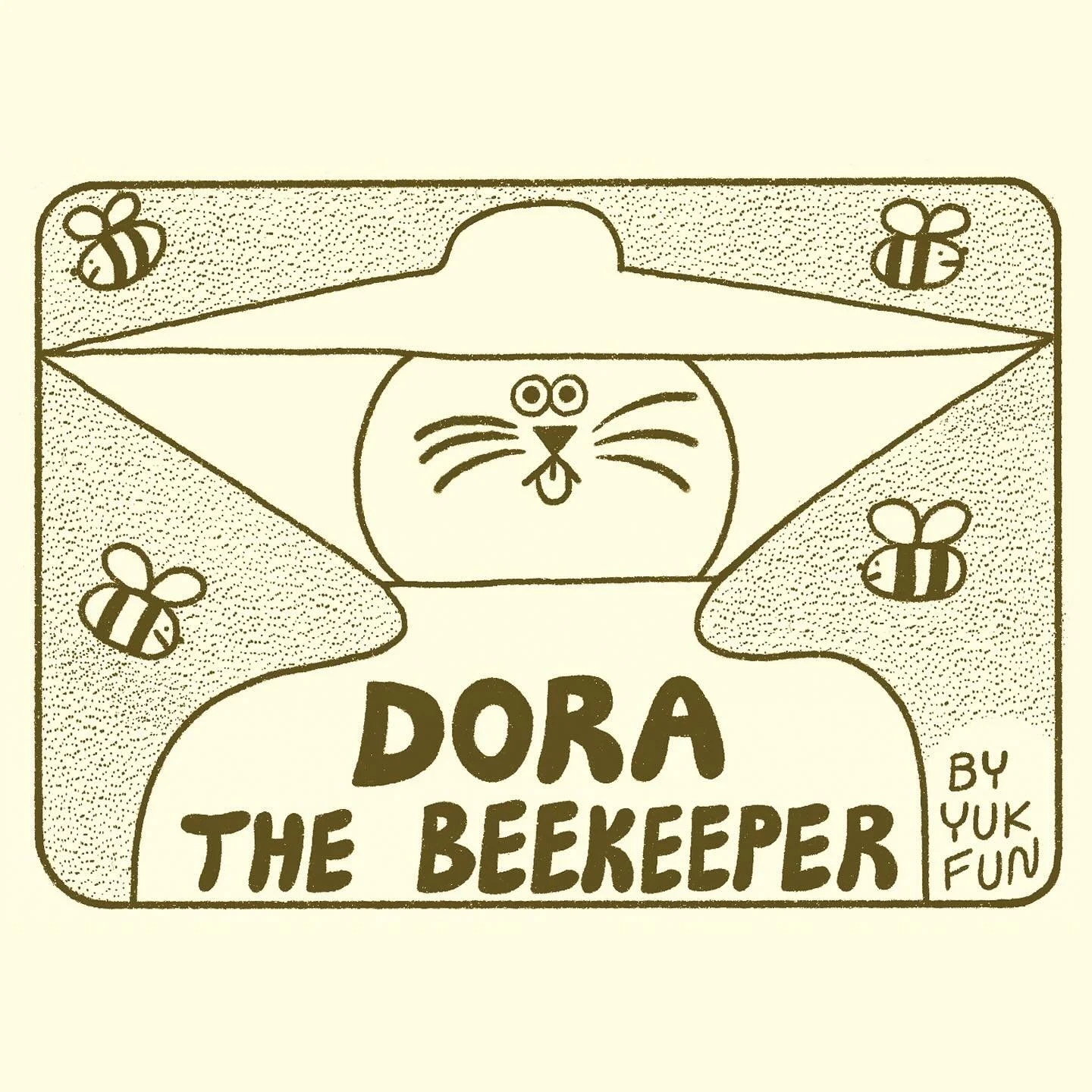 DORA, the creative-career-seeking cat (dreamed up by YUK FUN @yukfunwow) is BACK in Issue 28: Bugs! 🐝 This time round, join her on an action-packed beekeeping adventure. 🍯 Grab your copy of this buzzin&rsquo; issue of Illustoria at your local books