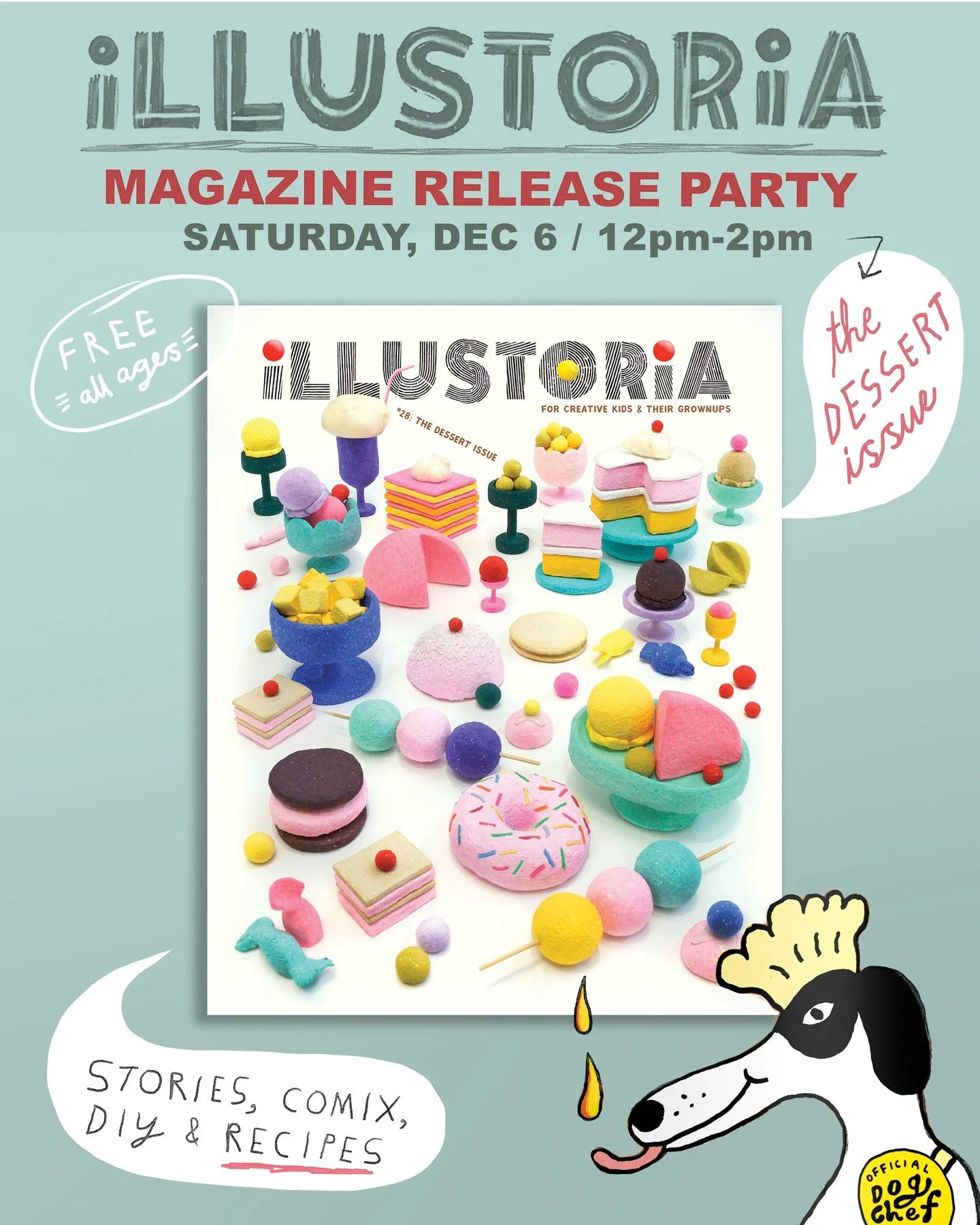 Portland! You are invited to our very special release party for Issue 28: DESSERTS held at Mother Foucault's Bookshop @motherfoucaultsbooks. ⁠
⁠
Happening: Saturday, December 6, 2025 ⁠
12 pm - 2 pm ⁠
715 SE Grand Ave, Portland, OR 97214⁠
FREE, ALL AG