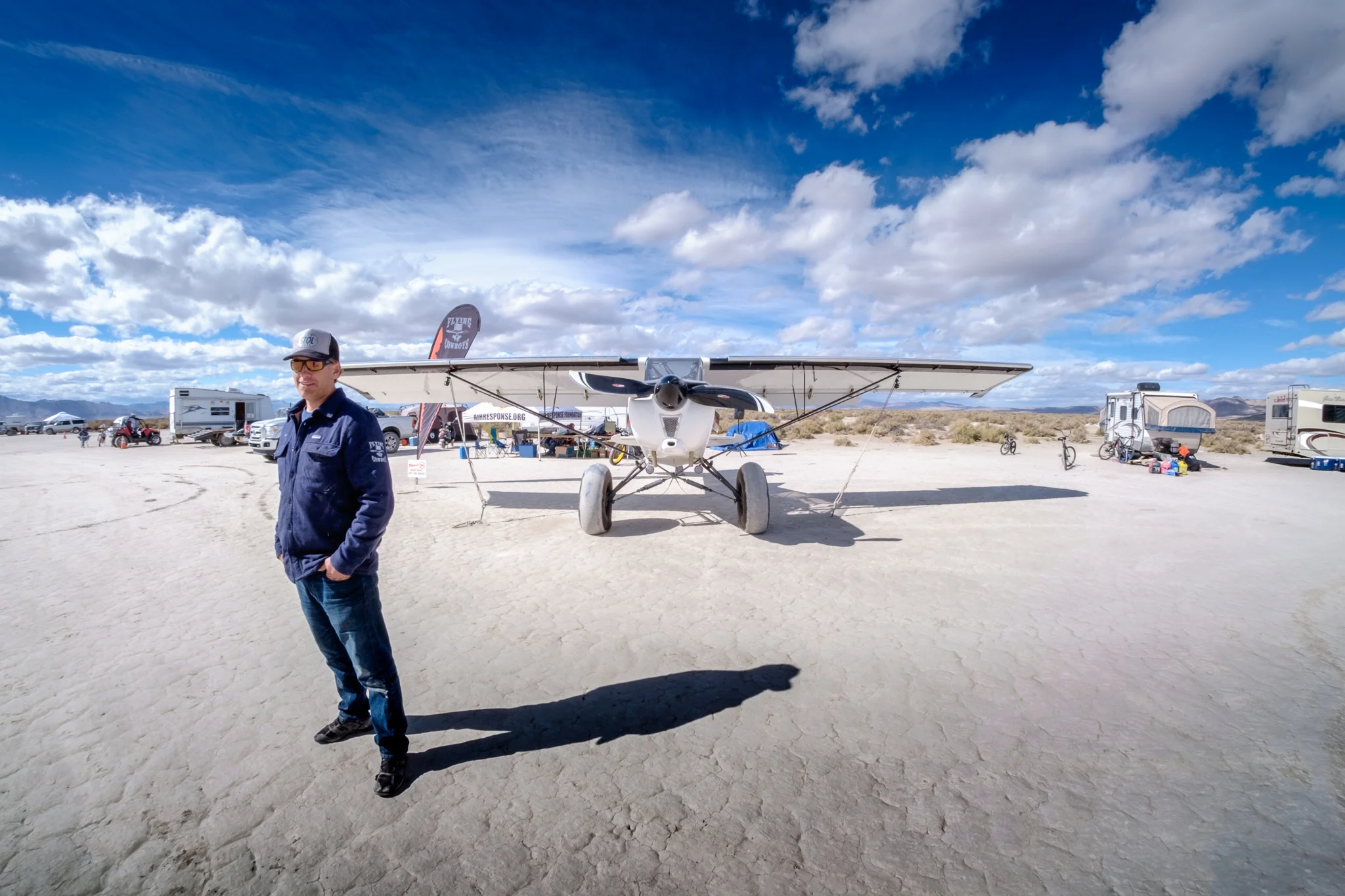 High Sierra Fly-in Founder Kevin Quinn. "...Backcountry flying is what's going on in aviation today."