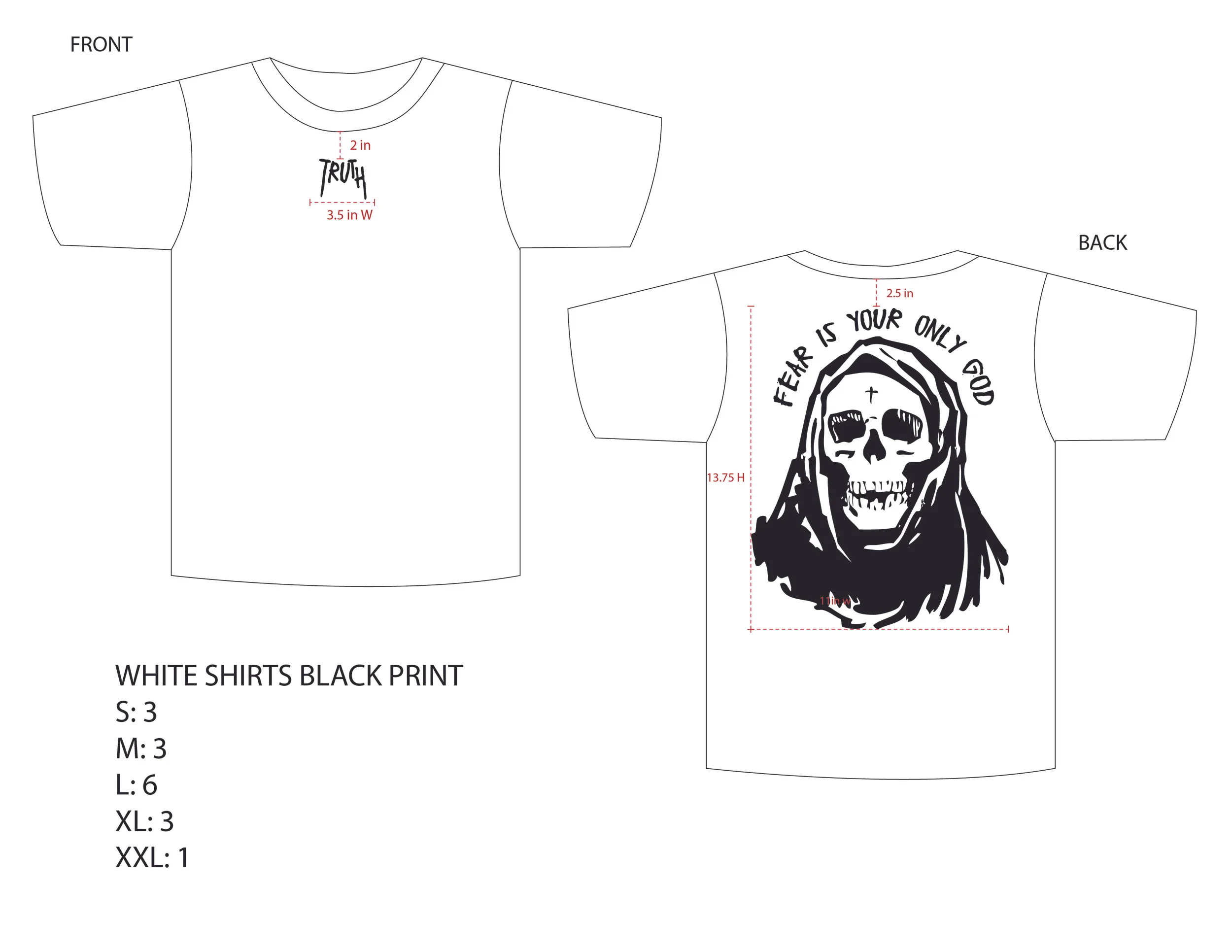 Simple CAD sheet for screen print