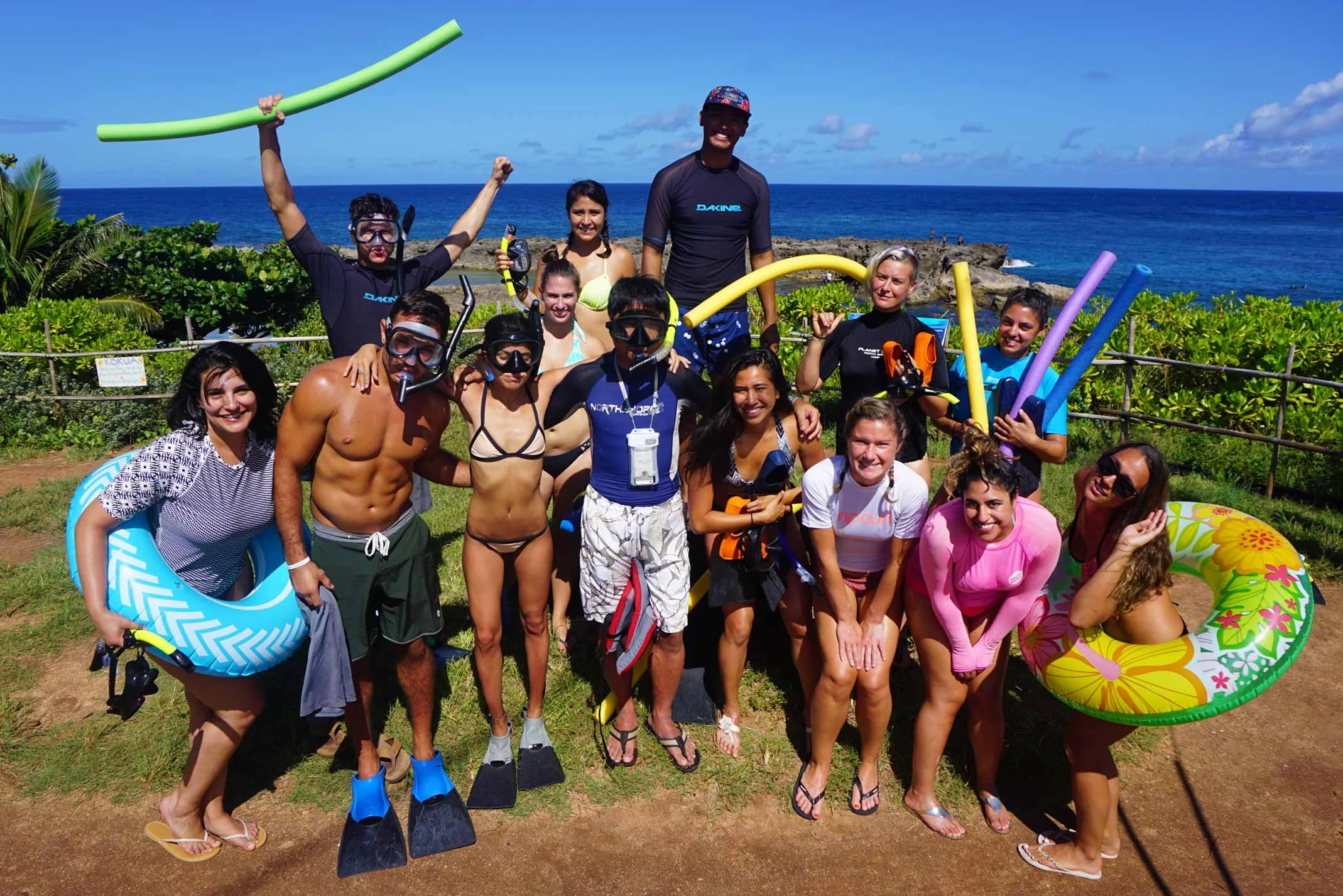 SYB Crew going snorkeling