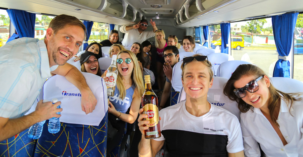 Havana Club rum as soon as we all get on the bus ;)