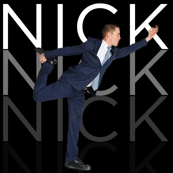 Flow Genius Passionate yoga instructor and corporate wellness ambassador, Nick has spent almost fifteen years in a corporate desk job and likes to share his teachings to let others strengthen, lengthen and chill. Nick also holds certifications in Pilates (mat and mega-reformer), kettle bells, meditation, and group fitness and is an avid yogi, meditator, skier, triathlete, and freestyle rapper (yes rapper). NICK’S INSTAGRAM