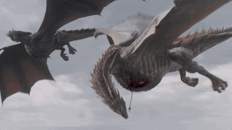 Game of Thrones Season 8 - Drogon and Rhaegal