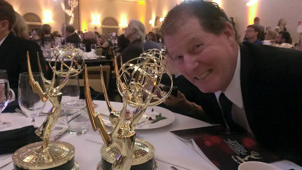 When Michael's not busy sarcastically answering my questions, he's winning Emmys and stuff.