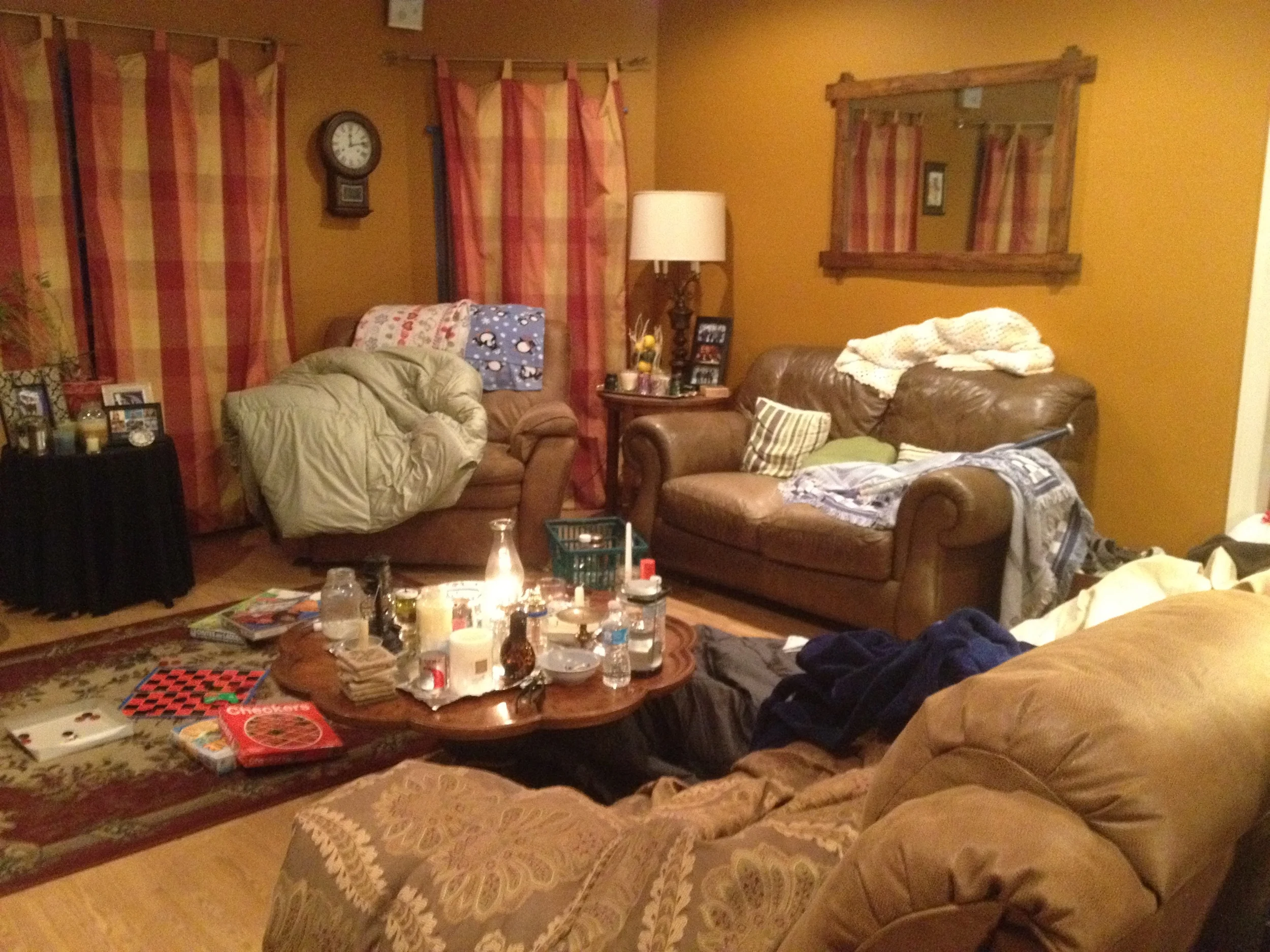 Shuttered Family Home, After Viral Outbreak