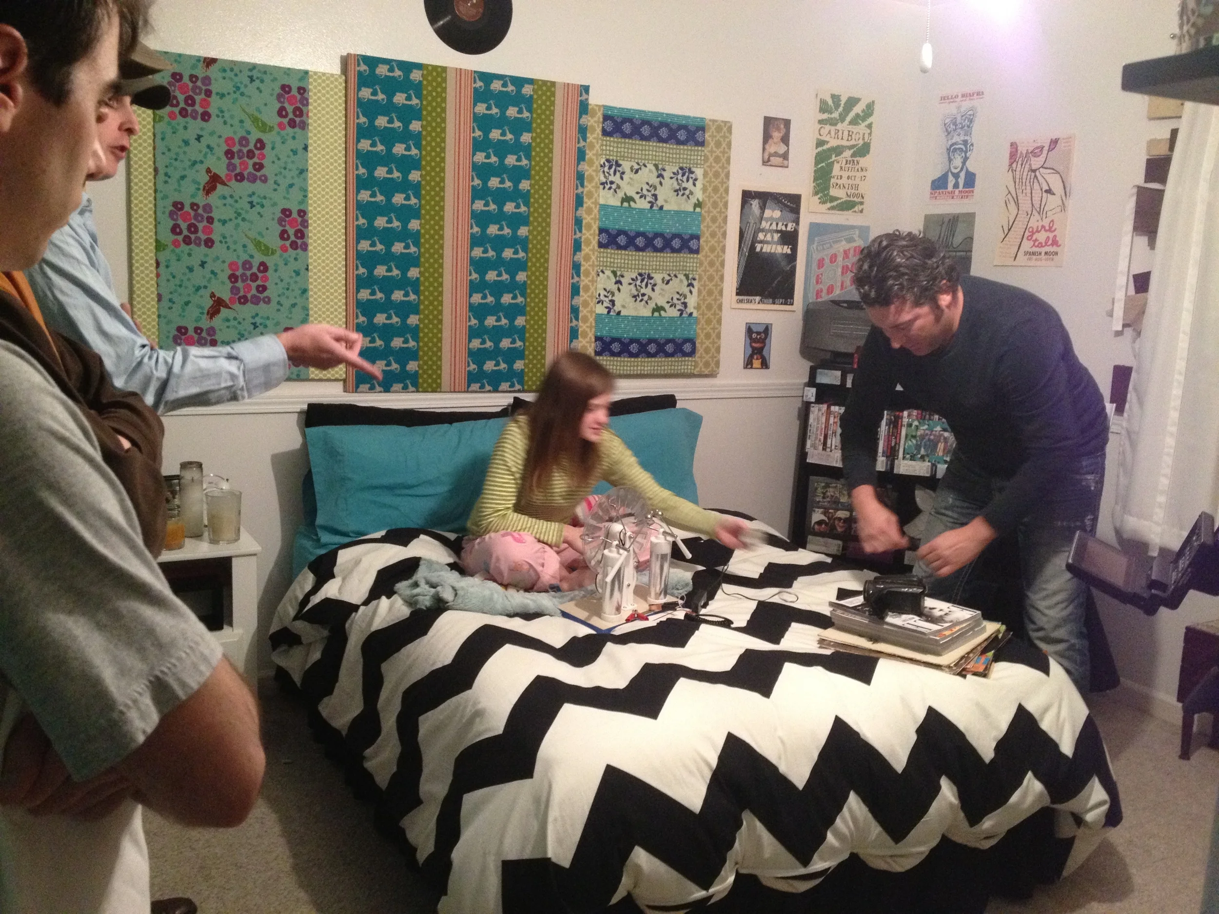 Shuttered Family Home, Teen Bedroom, After Viral Outbreak