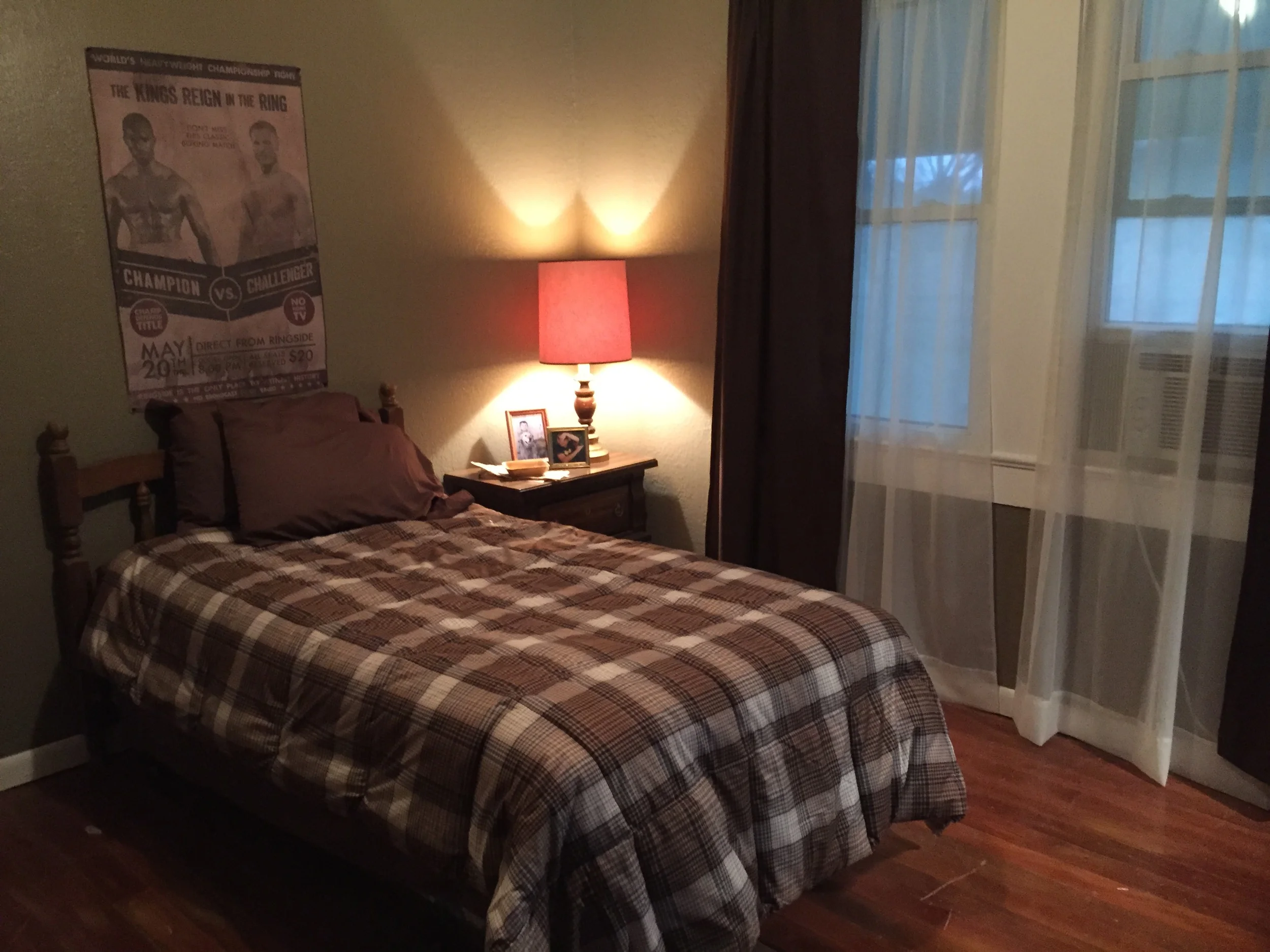 Vincent's childhood bedroom