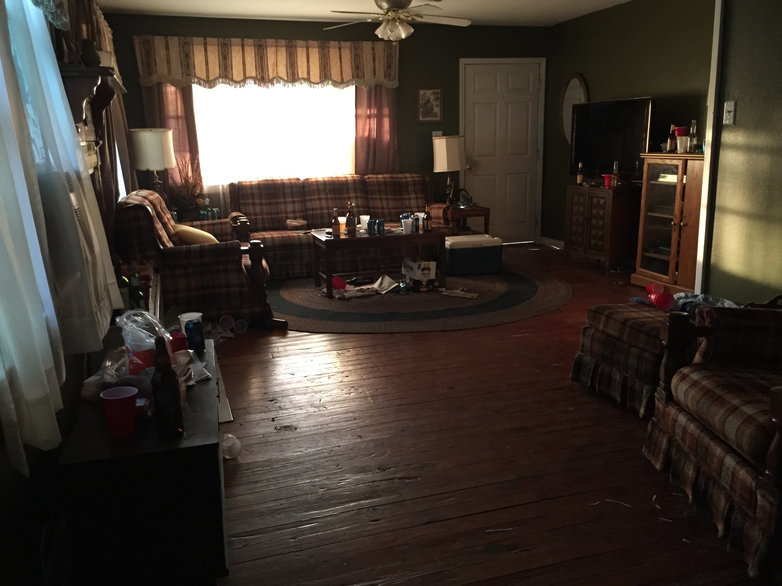 Vincent and JC's childhood home, after party