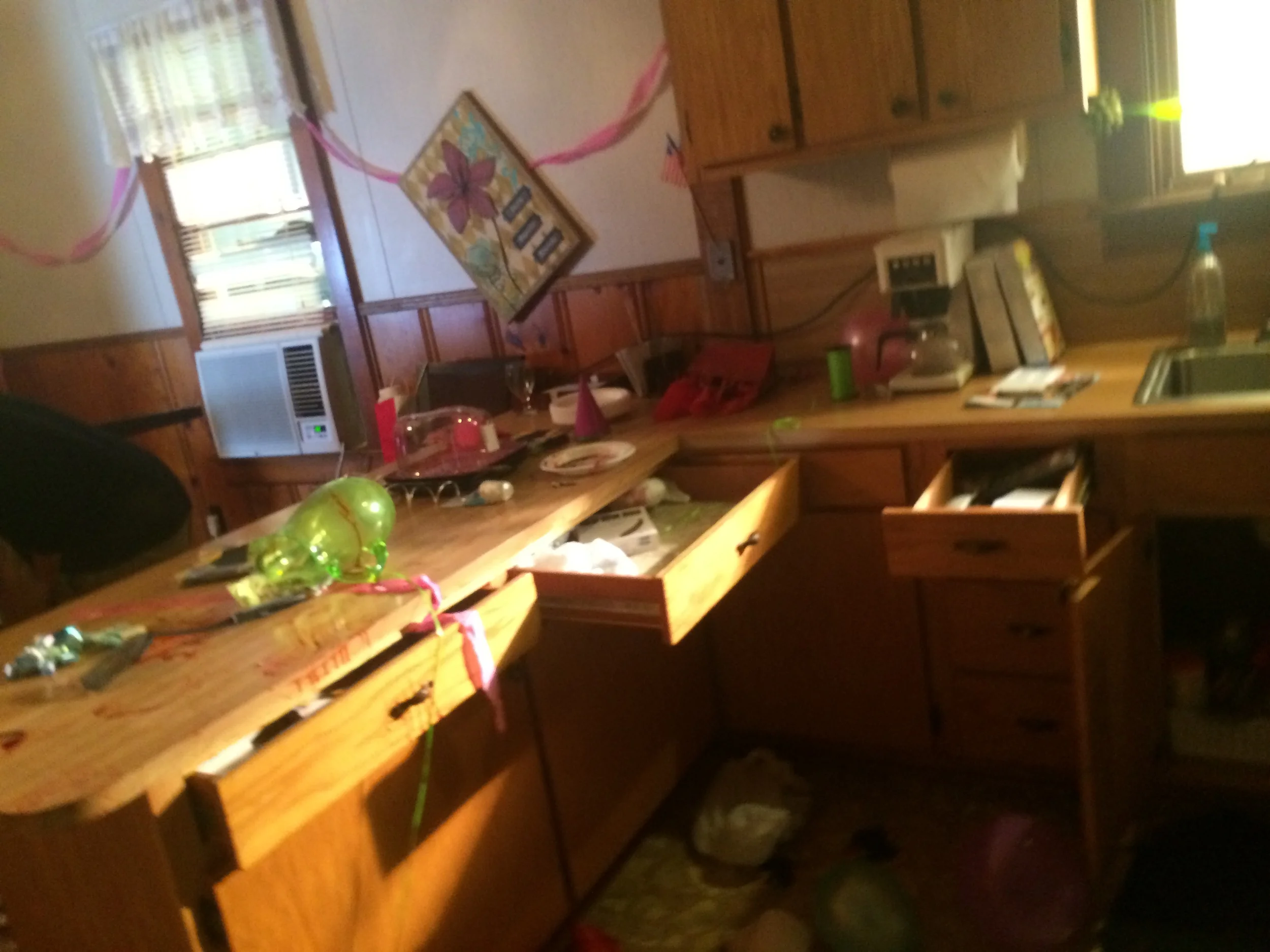 birthday party, demon possession scene