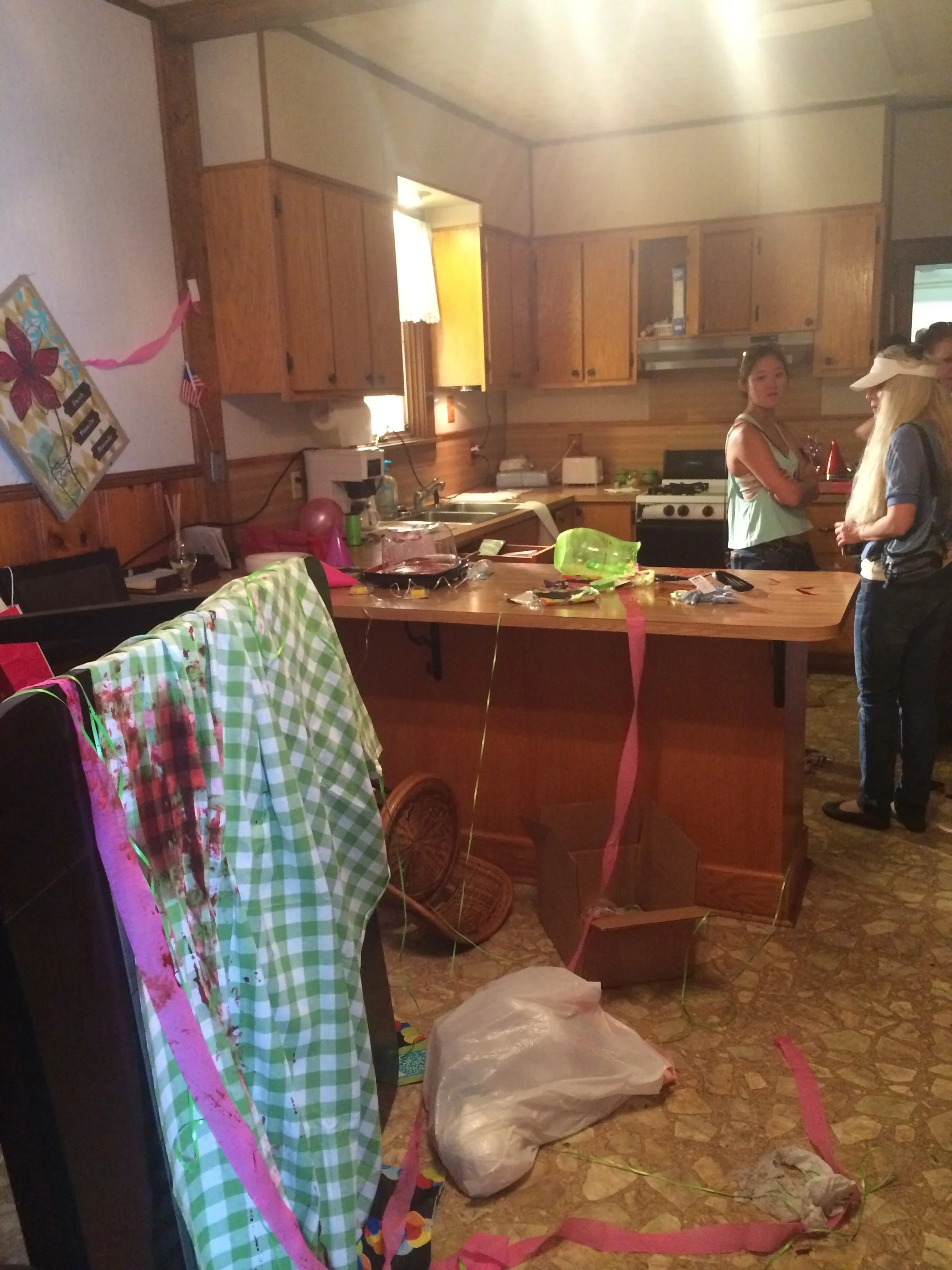 birthday party, demon possession scene