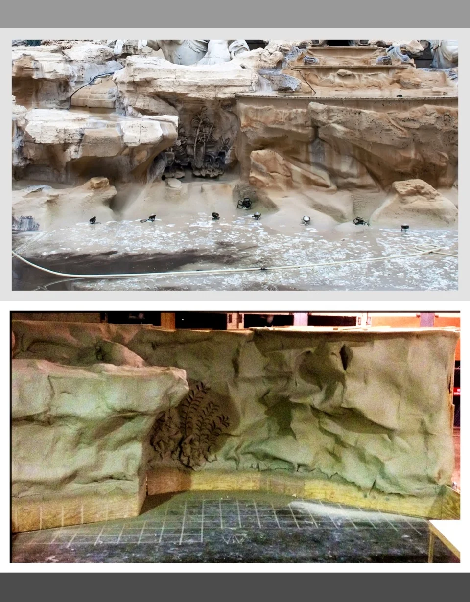 Trevi Fountain - in progress