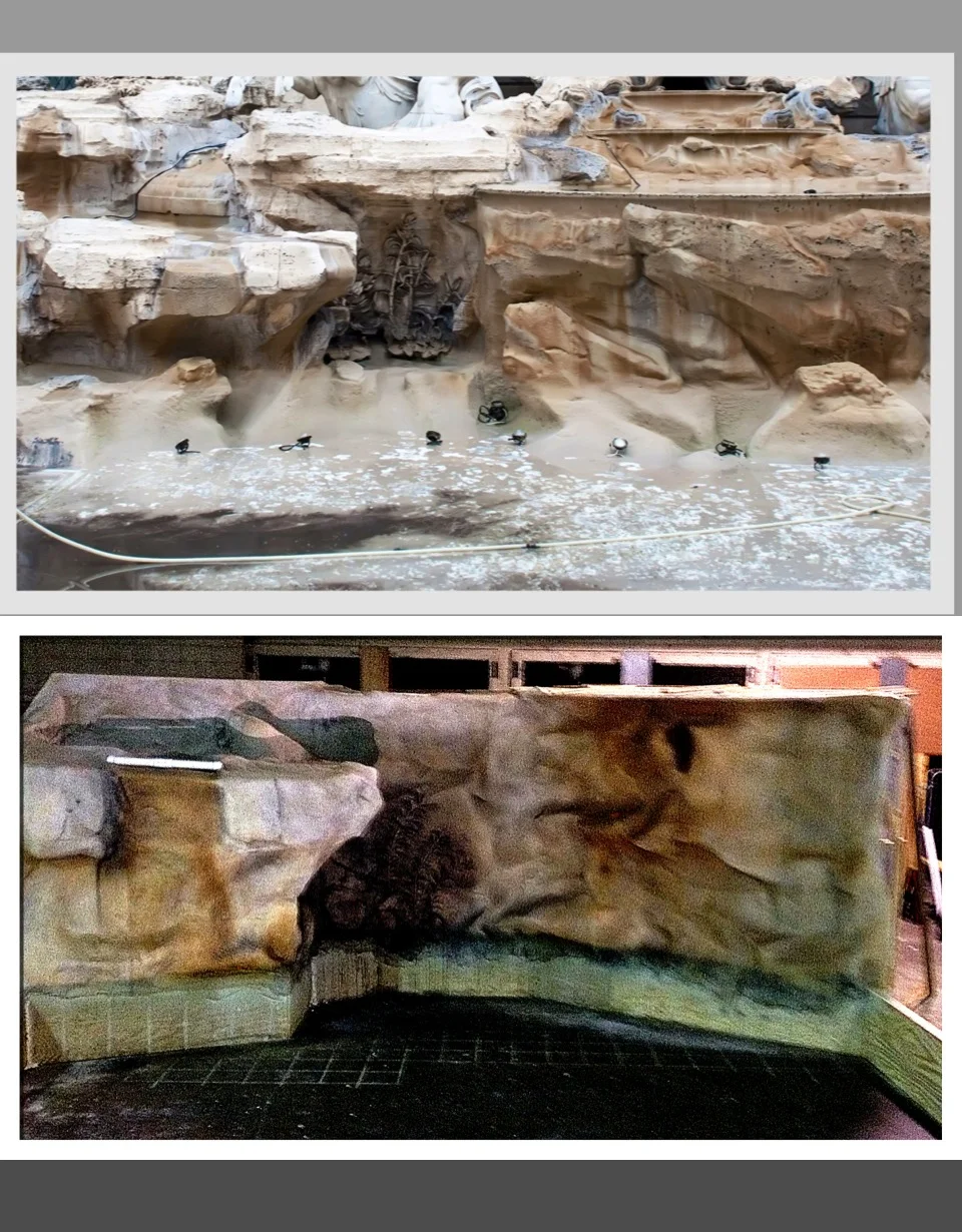 Trevi Fountain - in progress