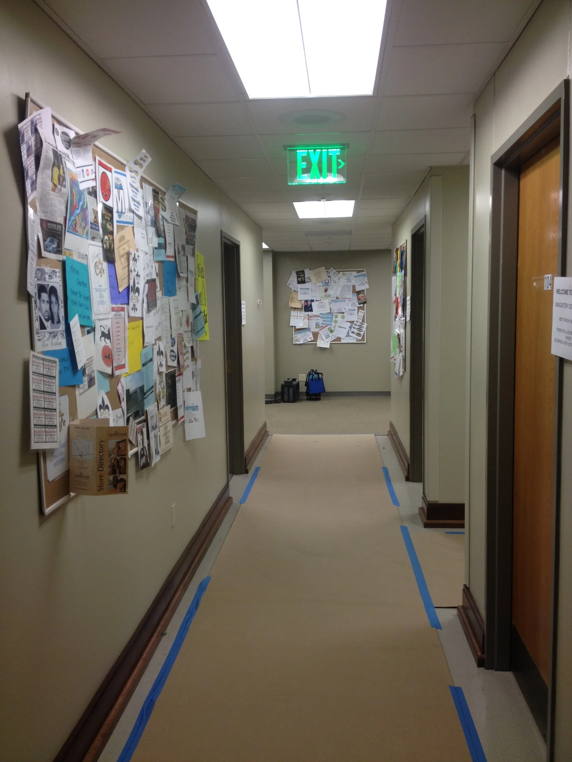 Dorm Hallway
