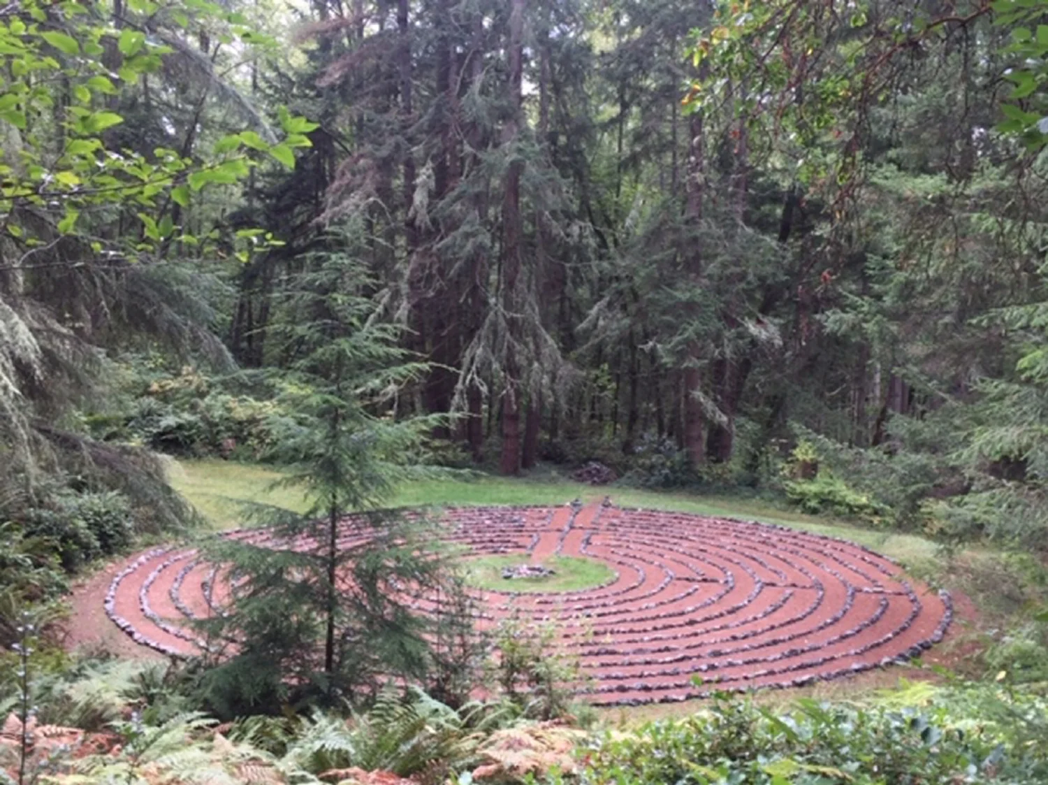 The labyrinth at the Whidbey Institute on Whidbey Island, Washington