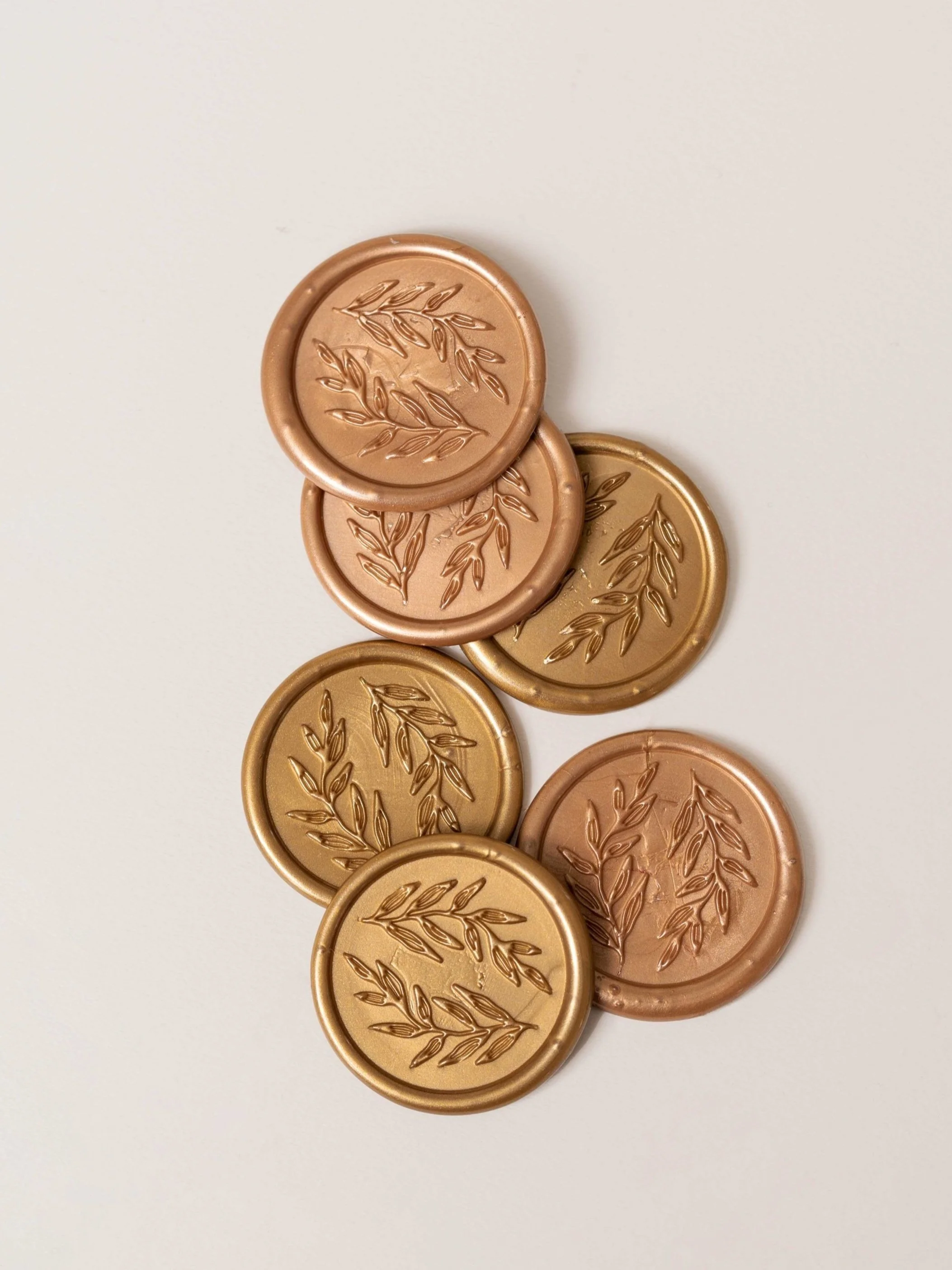 Sceaux en cire - Feuillage