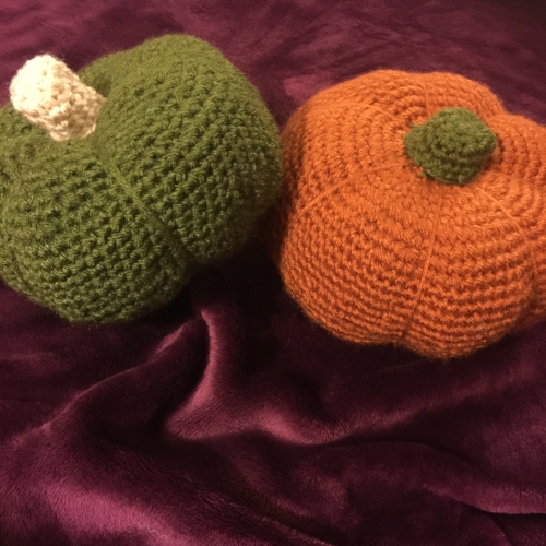 Handmade Crochet Pumpkins available at my Etsy shop!