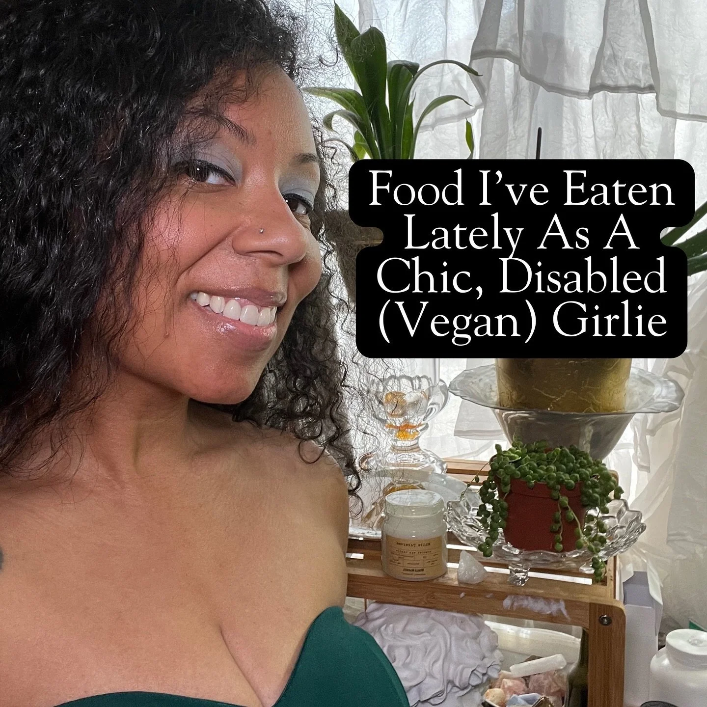 Serving up chic + conscious cuisine 💁🏽&zwj;♀️✨ 

As a girlie living with a TBI and chronic conditions, I know firsthand how important nourishing your body can be&mdash;especially when it comes to brain health. These vegan recipes aren&rsquo;t just 