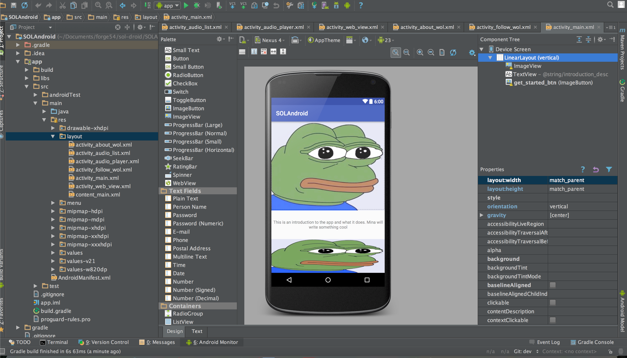 Say Hello to Pepe the Frog. He honorably served as placeholder data for most of our 54 hours.