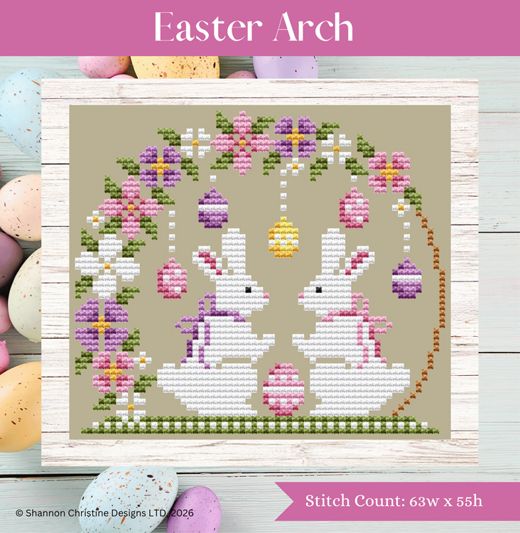 Easter Arch — Shannon Christine Designs Cross Stitch Patterns