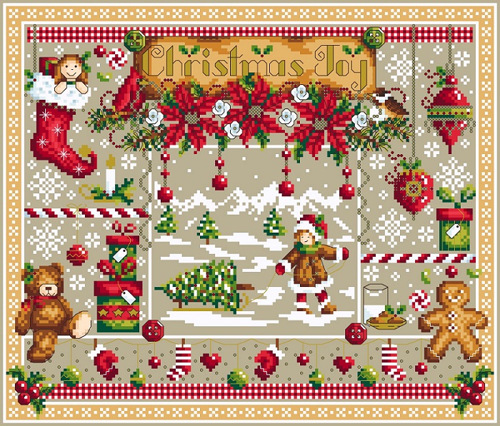 Christmas Joy — Shannon Christine Designs Cross Stitch Patterns