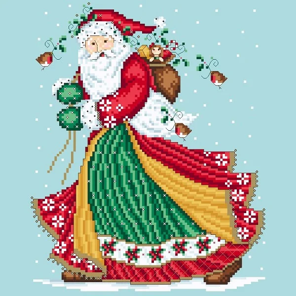 Santa — Shannon Christine Designs Cross Stitch Patterns