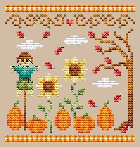 Pumpkin Patch — Shannon Christine Designs Cross Stitch Patterns