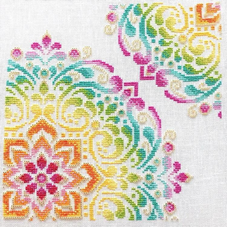 Full Rainbow Mandala — Shannon Christine Designs Cross Stitch Patterns mandala-pdf-downloadable-printable-cross-stitch-pattern-by-kseniyaomega-thehungryjpeg