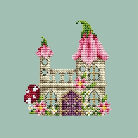 Cross stitch fairy tale cross stitch carriage cross stitch fairy palace