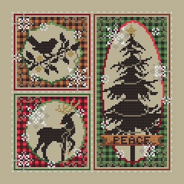 Rustic Christmas — Shannon Christine Designs Cross Stitch Patterns