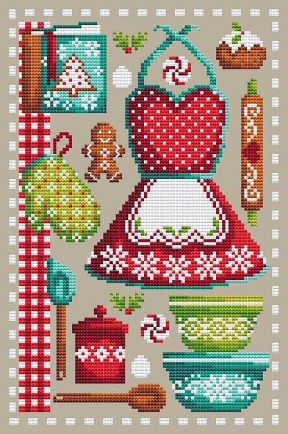 Christmas Baking — Shannon Christine Designs Cross Stitch Patterns