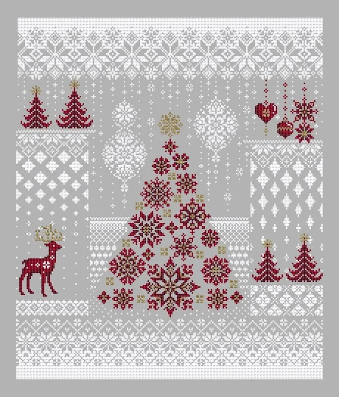 Winter Snowfall — Shannon Christine Designs Cross Stitch Patterns