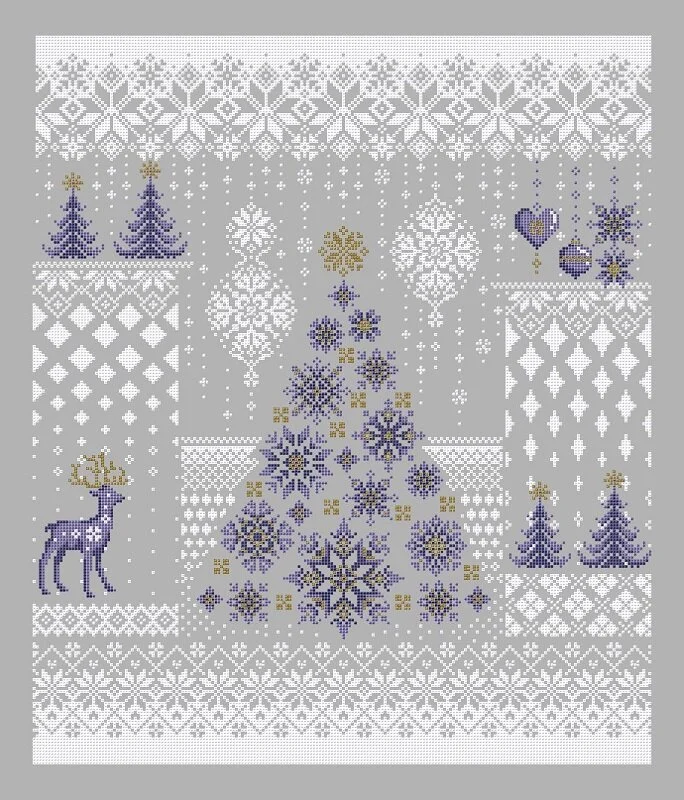 Winter Snowfall — Shannon Christine Designs Cross Stitch Patterns