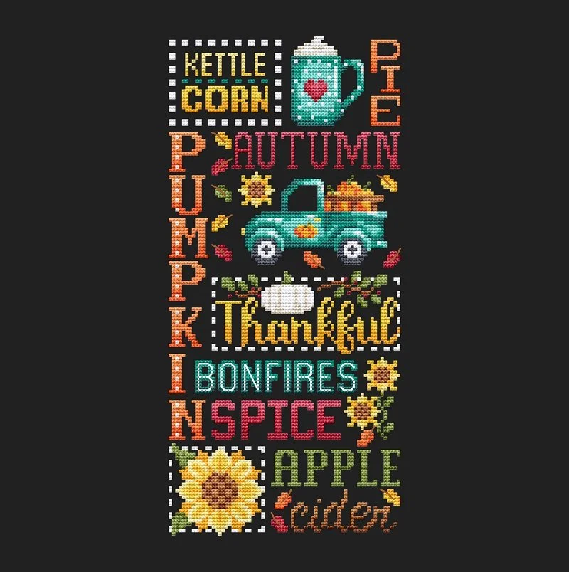 Pumpkin Spice — Shannon Christine Designs Cross Stitch Patterns