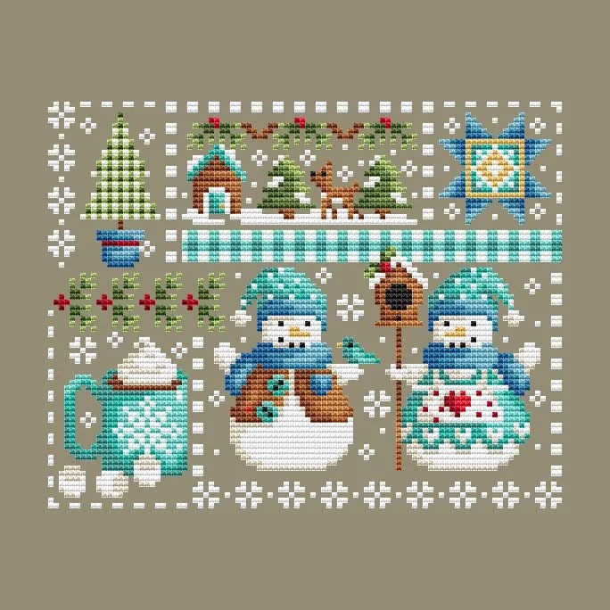 Winter Snow Fun — Shannon Christine Designs Cross Stitch Patterns