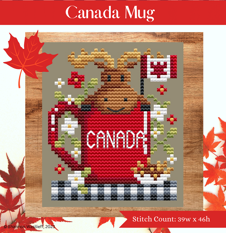 Canada Mug — Shannon Christine Designs Cross Stitch Patterns