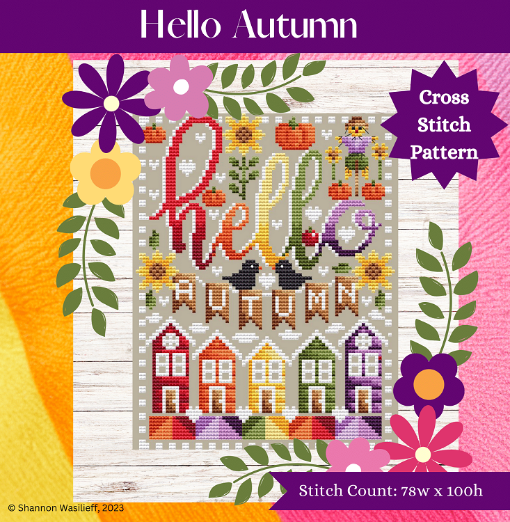Hello Autumn — Shannon Christine Designs Cross Stitch Patterns