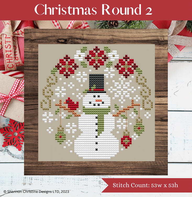 3 Whimsical Christmas Cross Stitch kits