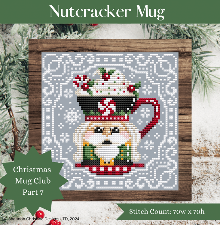Nutcracker Mug — Shannon Christine Designs Cross Stitch Patterns