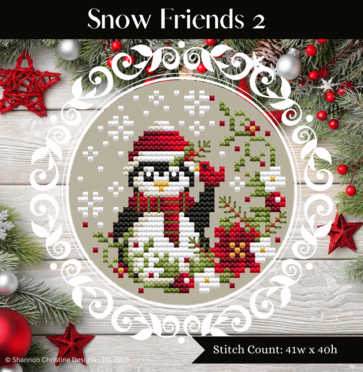 Snow Friends 2 — Shannon Christine Designs Cross Stitch Patterns