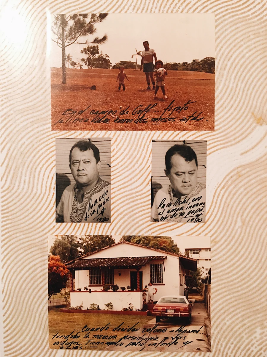 Photos and postcards my dad sent to my Mexican family from Panama. 