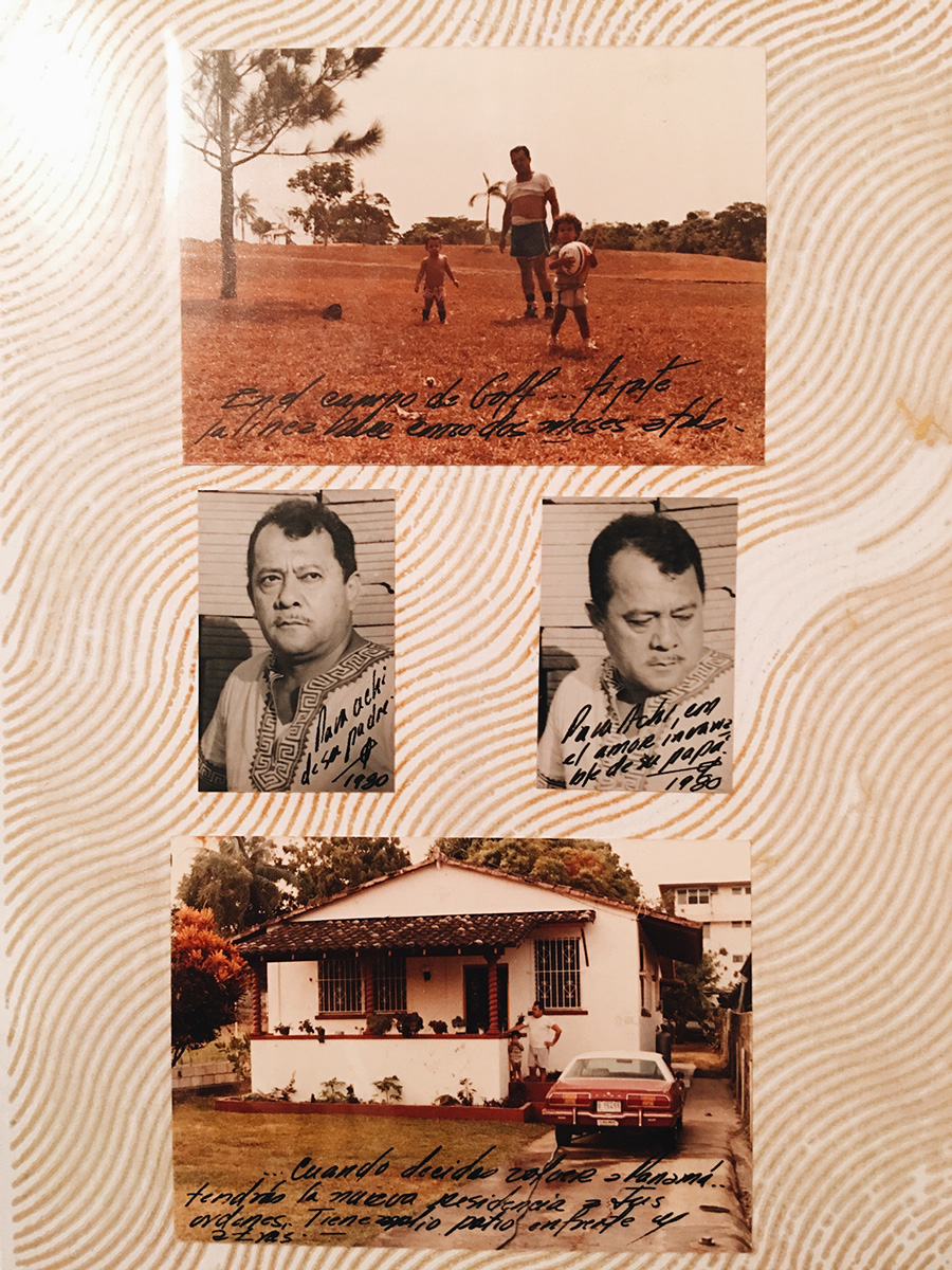 Photos and postcards my dad sent to my Mexican family from Panama. 