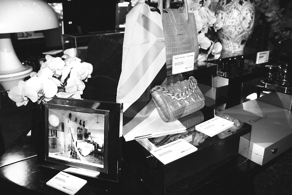 There was also a silent auction with pieces from some of the most renowned brands. 