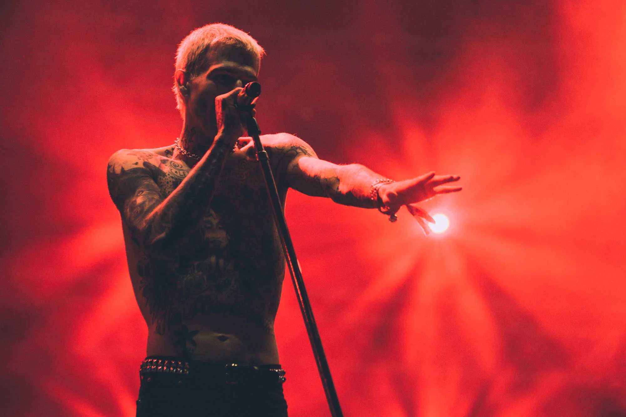 Jesse Rutheford, lead singer of The Neighbourhood. 