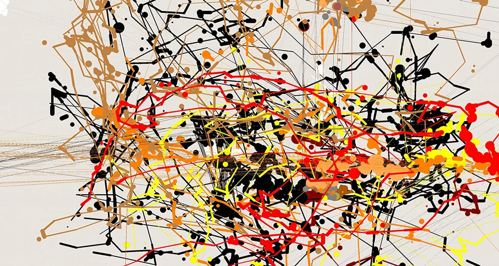 painting by Jackson Pollock.