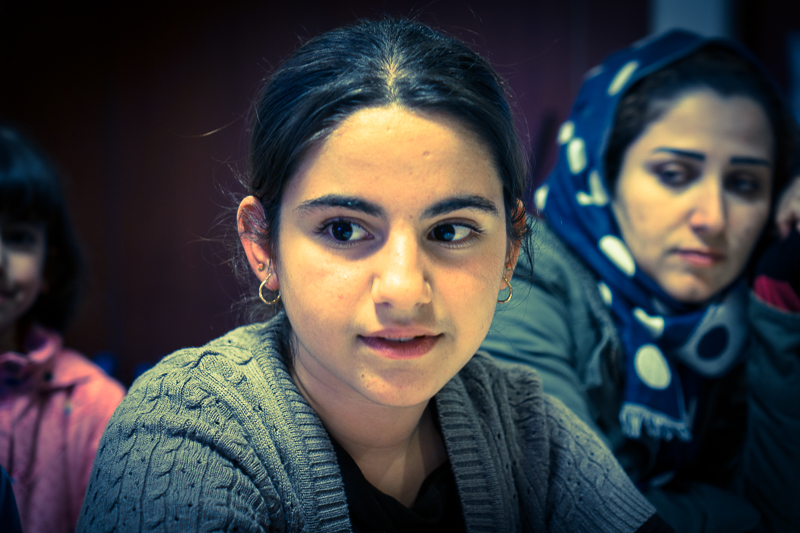 Hinene, 12, from Damascus, Syria
