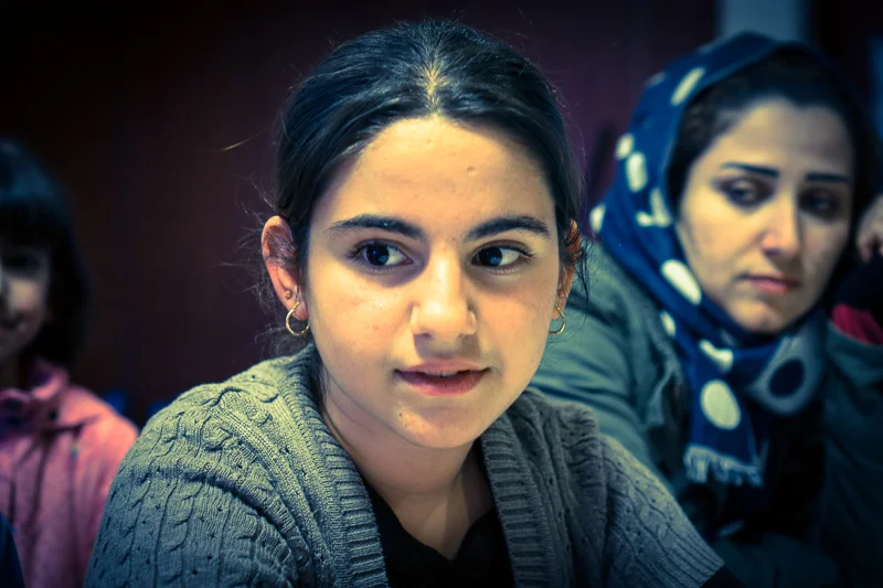 Hinene, 12, from Damascus, Syria