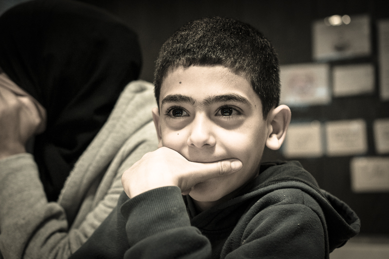 Mohammad, 8, from Daraa, Syria