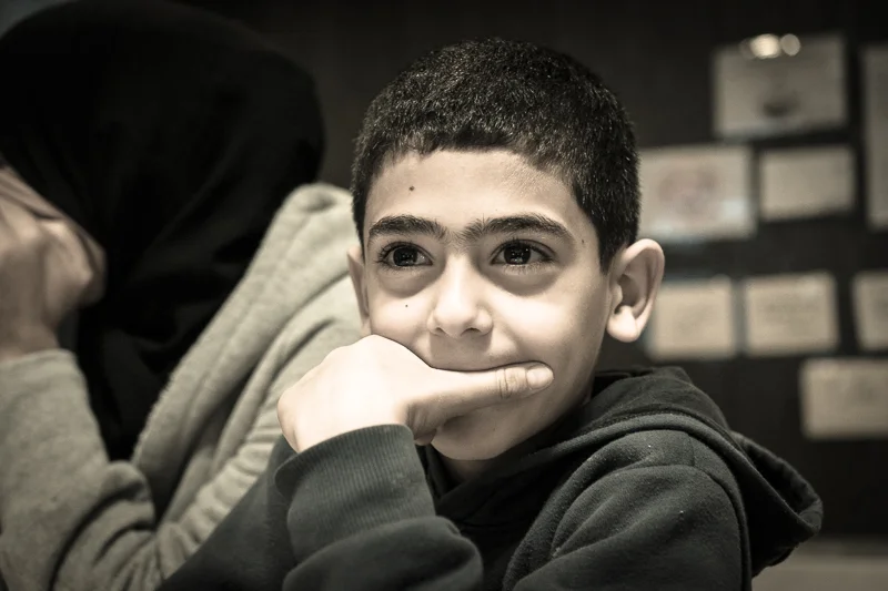Mohammad, 8, from Daraa, Syria